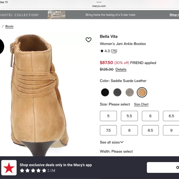 NIB Bella Vita Boots size 7.5 - Picture 5 of 11